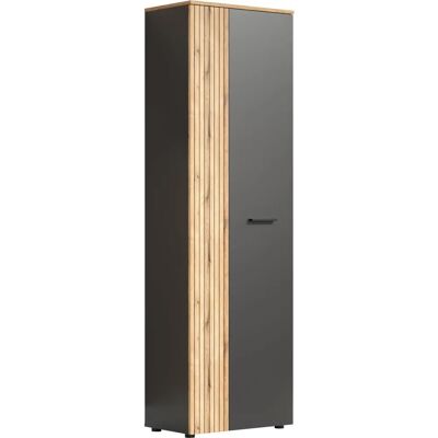 Trendteam Kleiderschrank in Grau & Eiche - 60 cm Trendteam Kleiderschrank in Grau & Eiche - 60 cm