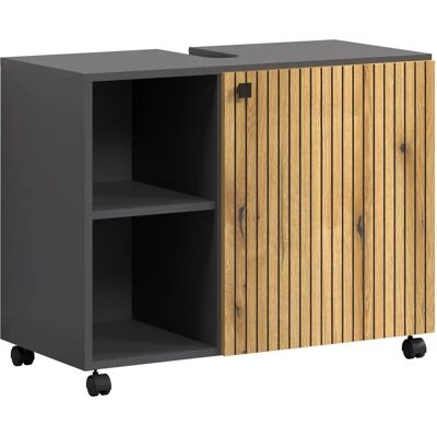 Trendteam Evoke Eiche en grijs Wasmeubel - 80 cm Trendteam Evoke Eiche en grijs Wasmeubel - 80 cm