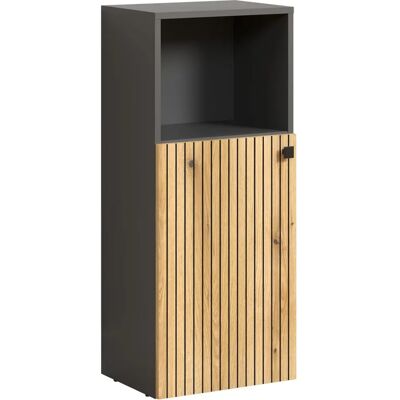 Meuble de salle de bain Trendteam Bliss Evoke Eiche et gris - Rangement moderne Meuble de salle de bain Trendteam Bliss Evoke Eiche et gris - Rangement moderne