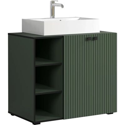 Trendteam Waschtisch Set - Grün - 90 cm - Badezimmermöbel Trendteam Waschtisch Set - Grün - 90 cm - Badezimmermöbel