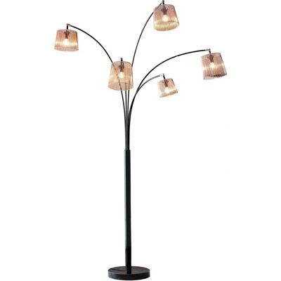 SALESFEVER Karlis Stehlampe - Verstellbare Arme, Dimmer, Marmorfuß SALESFEVER Karlis Stehlampe - Verstellbare Arme, Dimmer, Marmorfuß