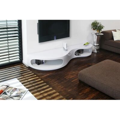 SalesFever Weiß Modernes MDF Lowboard - TV Schrank 200x50x30cm SalesFever Weiß Modernes MDF Lowboard - TV Schrank 200x50x30cm
