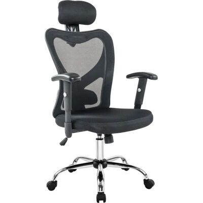 Chaise de bureau SALESFEVER - Têtière réglable, Dossier respirant, Accoudoirs rembourrés - Publicité Chaise de bureau SALESFEVER - Têtière réglable, Dossier respirant, Accoudoirs rembourrés - Publicité