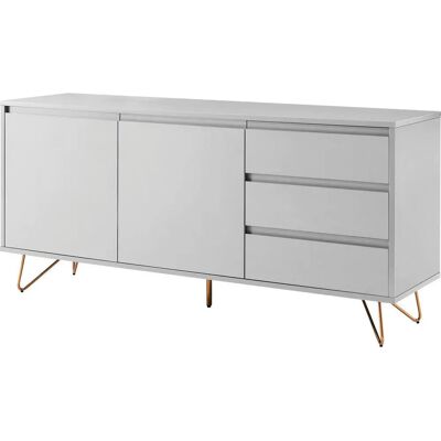 SalesFever Weiß/Gold Sideboard - 150x70x40 cm - Skandinavisches Design SalesFever Weiß/Gold Sideboard - 150x70x40 cm - Skandinavisches Design
