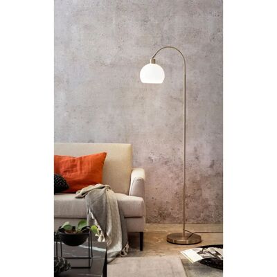 SALESFEVER Pepe Stehlampe - Höhenverstellbar Weiß Chrom Modern SALESFEVER Pepe Stehlampe - Höhenverstellbar Weiß Chrom Modern