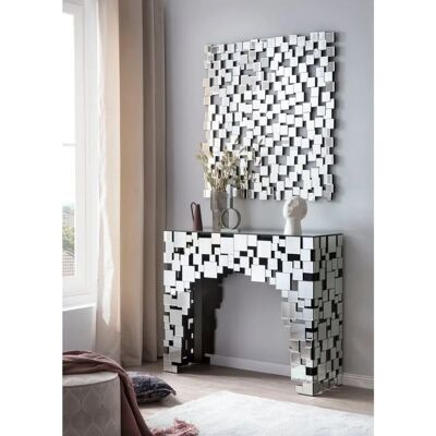 SALESFEVER Modell 102cm x 100cm - Silber Wandspiegel SALESFEVER Modell 102cm x 100cm - Silber Wandspiegel