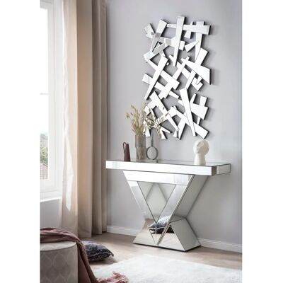 SALESFEVER Silber Dreieck Konsolentisch SALESFEVER Silber Dreieck Konsolentisch