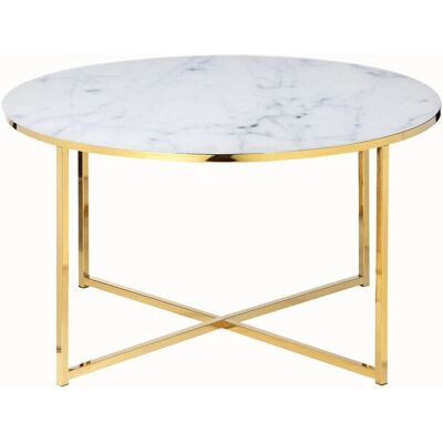 Table basse en verre ronde SALESFEVER - Table basse - Publicité Table basse en verre ronde SALESFEVER - Table basse - Publicité