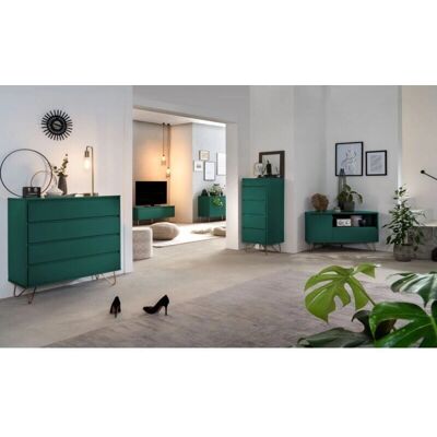 SALESFEVER Grüner Modell 45x110x40 Hochkommode - Hochkommode SALESFEVER Grüner Modell 45x110x40 Hochkommode - Hochkommode