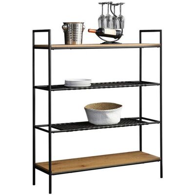 SALESFEVER Bücherregal - 110x129x34 cm - 4 offene Fächer SALESFEVER Bücherregal - 110x129x34 cm - 4 offene Fächer