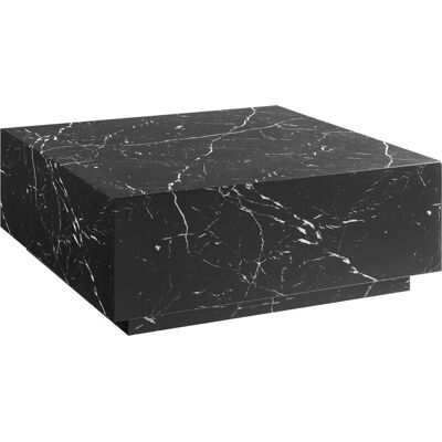 SALESFEVER Almería Table d'appoint - Carrée en Marbre - 90x90cm - Publicité SALESFEVER Almería Table d'appoint - Carrée en Marbre - 90x90cm - Publicité