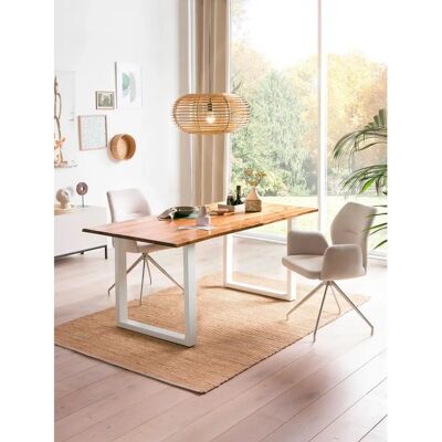 SALESFEVER Massivholztisch Rechteckig 180x90 cm SALESFEVER Massivholztisch Rechteckig 180x90 cm