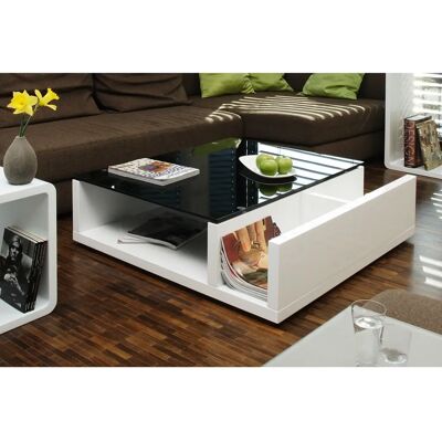 SALESFEVER Quadratischer Couchtisch mit Stauraum - Couchtisch SALESFEVER Quadratischer Couchtisch mit Stauraum - Couchtisch