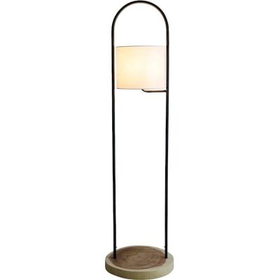 SALESFEVER Aaliyah Stehlampe - Natur, 27cm Schirm, 153cm Höhe SALESFEVER Aaliyah Stehlampe - Natur, 27cm Schirm, 153cm Höhe