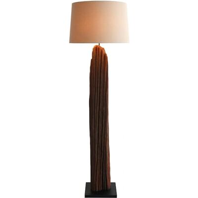 SALESFEVER Rosy Stehlampe - Handgefertigt Naturholz Leinenschirm SALESFEVER Rosy Stehlampe - Handgefertigt Naturholz Leinenschirm