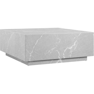 SALESFEVER - Almería Table d’appoint - Marbre gris - MDF mélaminé - Table basse - Publicité SALESFEVER - Almería Table d’appoint - Marbre gris - MDF mélaminé - Table basse - Publicité