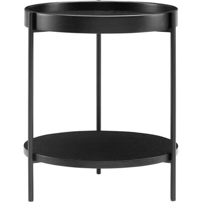 SALESFEVER Schwarzer runder Beistelltisch - 44cm SALESFEVER Schwarzer runder Beistelltisch - 44cm