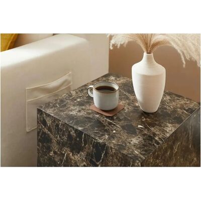 SALESFEVER Brauner Quadratischer Beistelltisch - Tische SALESFEVER Brauner Quadratischer Beistelltisch - Tische