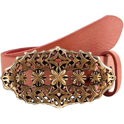 RETTUNGSRING BY SHOWROOM 019 Pink Ledergürtel - Casual Unisex-Accessoire RETTUNGSRING BY SHOWROOM 019 Pink Ledergürtel - Casual Unisex-Accessoire