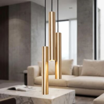 LICHT-ERLEBNISSE - eye - Schwarz - Messing - Pendant Lamp LICHT-ERLEBNISSE - eye - Schwarz - Messing - Pendant Lamp