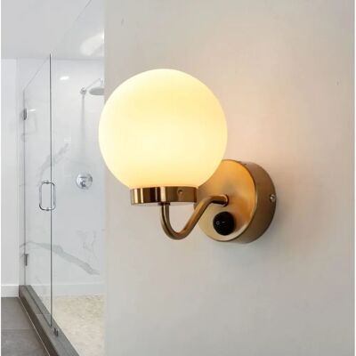 Licht-Erlebnisse Messing Wandleuchte - Badezimmer & Flur Beleuchtung Licht-Erlebnisse Messing Wandleuchte - Badezimmer & Flur Beleuchtung
