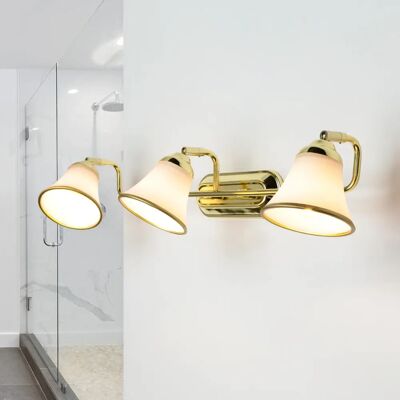 Licht-Erlebnisse Wandlampe mit verstellbaren Schirmen - Badezimmer & Flur Licht-Erlebnisse Wandlampe mit verstellbaren Schirmen - Badezimmer & Flur