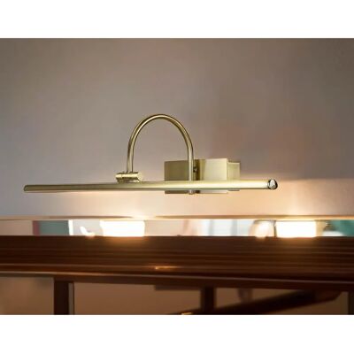 Licht-Erlebnisse Antikes Messing 12W Jugendstil Wand- und Deckenleuchte Licht-Erlebnisse Antikes Messing 12W Jugendstil Wand- und Deckenleuchte