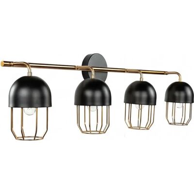 LICHT-ERLEBNISSE - Loft Design - Nero Oro Grande - Wandleuchte LICHT-ERLEBNISSE - Loft Design - Nero Oro Grande - Wandleuchte