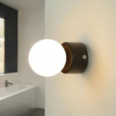 LICHT-ERLEBNISSE G9 Wandleuchte - IP44, Rundes Glas, Kompakt LICHT-ERLEBNISSE G9 Wandleuchte - IP44, Rundes Glas, Kompakt