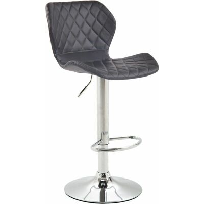 Taburete de Bar Moderno Negro CLP - Altura Ajustable - 51x47x88 Taburete de Bar Moderno Negro CLP - Altura Ajustable - 51x47x88