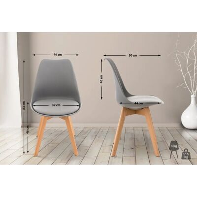 CLP Moderne Esszimmerstühle - Ergonomisch, Verschiedene Farben CLP Moderne Esszimmerstühle - Ergonomisch, Verschiedene Farben