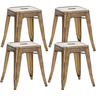 CLP - Set di 4 Sgabelli Armin - Stile Industriale CLP - Set di 4 Sgabelli Armin - Stile Industriale