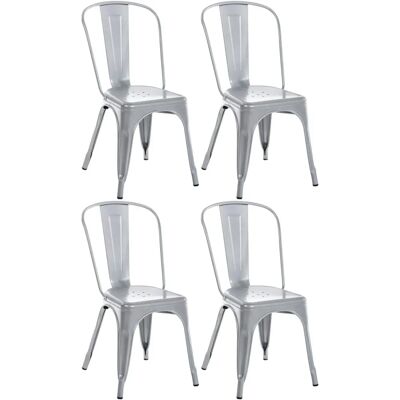 Homestoreking Benedict Hopea Metalliset 4 Tuolia - Tuolien Sarja Homestoreking Benedict Hopea Metalliset 4 Tuolia - Tuolien Sarja
