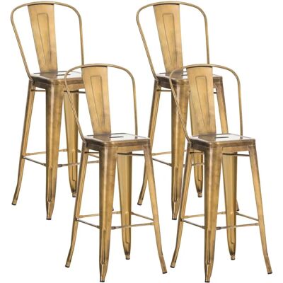 Homestoreking Aiden Tabourets en Métal - Style Industriel - 4 pièces - Publicité Homestoreking Aiden Tabourets en Métal - Style Industriel - 4 pièces - Publicité