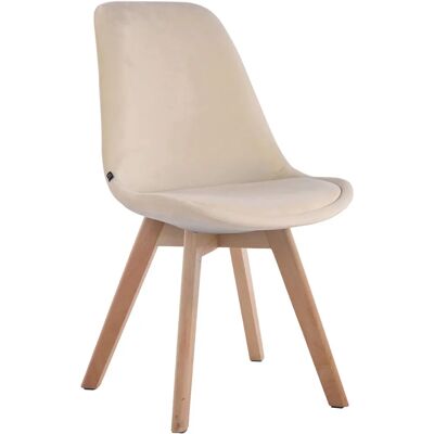 CLP Sedia Velluto Crema CLP Sedia Velluto Crema