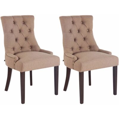 Homestoreking Aberdeen Taupe Set di 2 Sedie da Pranzo - Elegante & Confortevole Homestoreking Aberdeen Taupe Set di 2 Sedie da Pranzo - Elegante & Confortevole