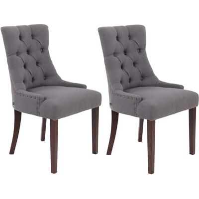 Set di 2 Sedie da Pranzo Aberdeen - Grigio Set di 2 Sedie da Pranzo Aberdeen - Grigio