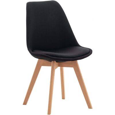 Pricenet Chaise de salle à manger Linares noire - Chaise - Publicité Pricenet Chaise de salle à manger Linares noire - Chaise - Publicité