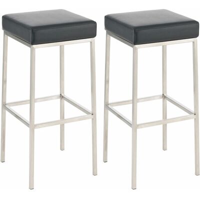 Taburete de Metal Negro Montreal CLP - 80cm de altura - Moderno y Resistente Taburete de Metal Negro Montreal CLP - 80cm de altura - Moderno y Resistente
