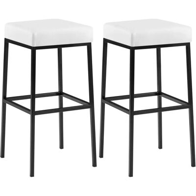 CLP Tabourets de Bar Montreal 80cm - Simili cuir classique - Publicité CLP Tabourets de Bar Montreal 80cm - Simili cuir classique - Publicité