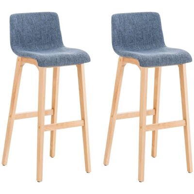 CLP Taburete de Barra Hover Azul - Estilo Nórdico CLP Taburete de Barra Hover Azul - Estilo Nórdico