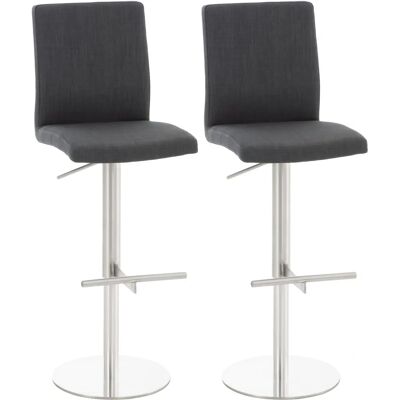 CLP - Taburetes de Bar Grises Ajustables Modernos CLP - Taburetes de Bar Grises Ajustables Modernos