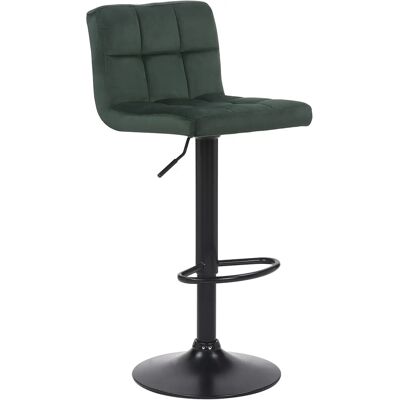 CLP Tabouret Velours Feni - Hauteur Réglable et Confort - Publicité CLP Tabouret Velours Feni - Hauteur Réglable et Confort - Publicité