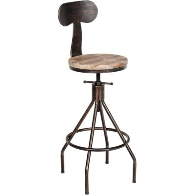 CLP Hanam Bronze Verstellbarer Industrieller Barhocker CLP Hanam Bronze Verstellbarer Industrieller Barhocker