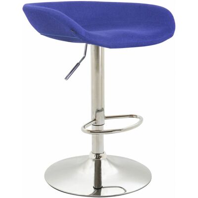 CLP Anaheim Sgabello da bar in feltro blu - Sgabello CLP Anaheim Sgabello da bar in feltro blu - Sgabello