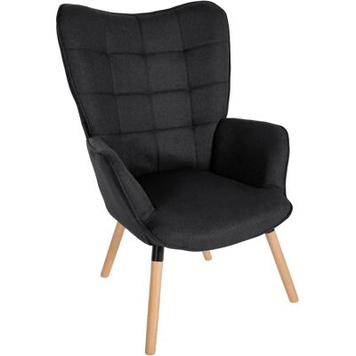 Pricenet Schwarzes Garding Stoffarmlehnen - Armchair Pricenet Schwarzes Garding Stoffarmlehnen - Armchair