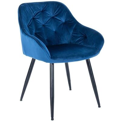 Silla de terciopelo Cassis de CLP - Mobiliario moderno para salón Silla de terciopelo Cassis de CLP - Mobiliario moderno para salón