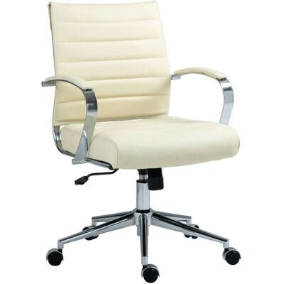 Silla de Oficina Oakland CLP - Cuero Genuino - Crema - Silla de Oficina Silla de Oficina Oakland CLP - Cuero Genuino - Crema - Silla de Oficina