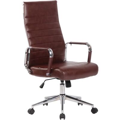 Silla de Oficina Elegante CLP - Altura Ajustable, Cuero Sintético Silla de Oficina Elegante CLP - Altura Ajustable, Cuero Sintético