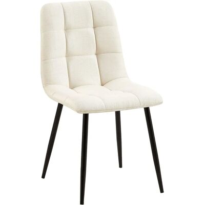 CLP Chaise de salle à manger crème moderne - Chaise de salle à manger CLP Chaise de salle à manger crème moderne - Chaise de salle à manger